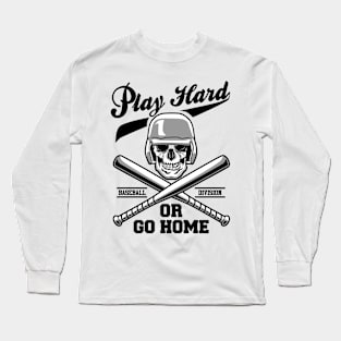 BASEBALL PLAY HARD Long Sleeve T-Shirt